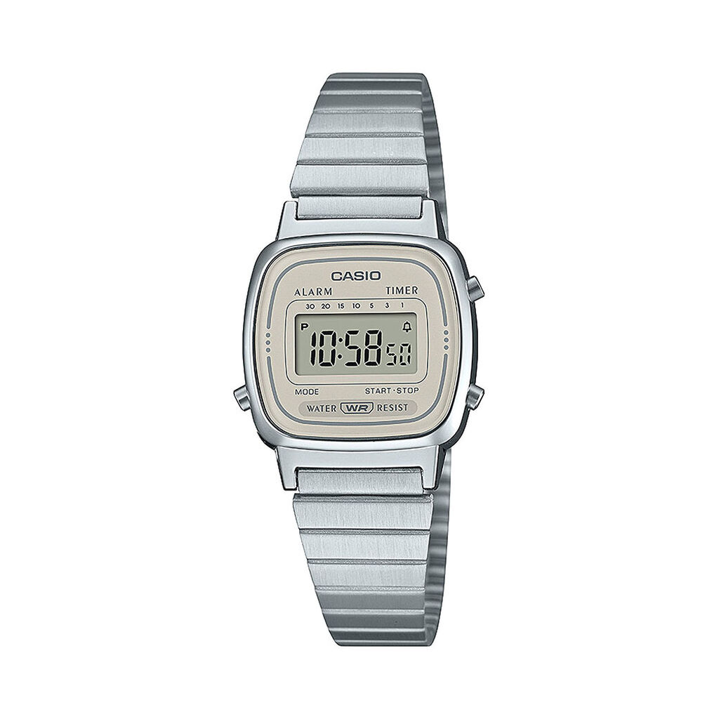Casio Vintage Mini LA670WEA-8AEF – Orologio Digitale Donna, Acciaio Inossidabile, Grigio Argento Senso.it | Boutique Online