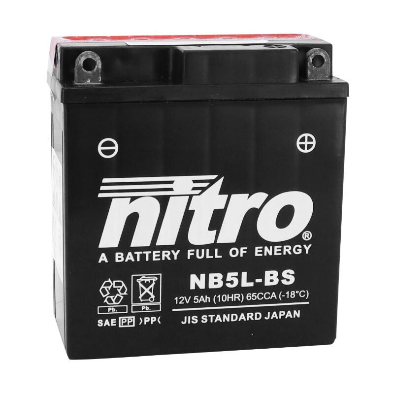 Batteria Nitro NB5L-BS 12V 5Ah – Moto, Scooter, ATV Senso.it | Boutique Online