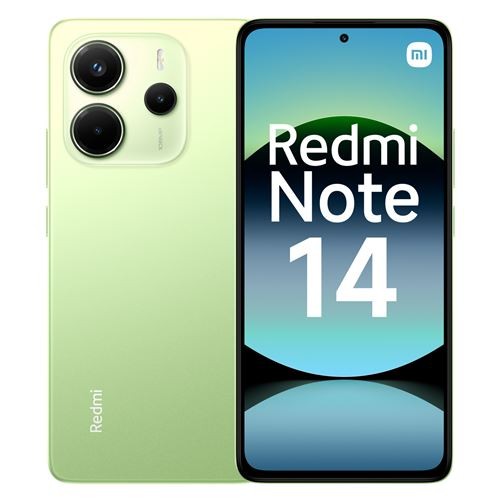Xiaomi Redmi Note 14 4G Smartphone 6.67" AMOLED 120Hz 8GB RAM 256GB Lime Green 108MP Tripla Camera Dual SIM Batteria 5500mAh NFC Senso.it | Boutique Online