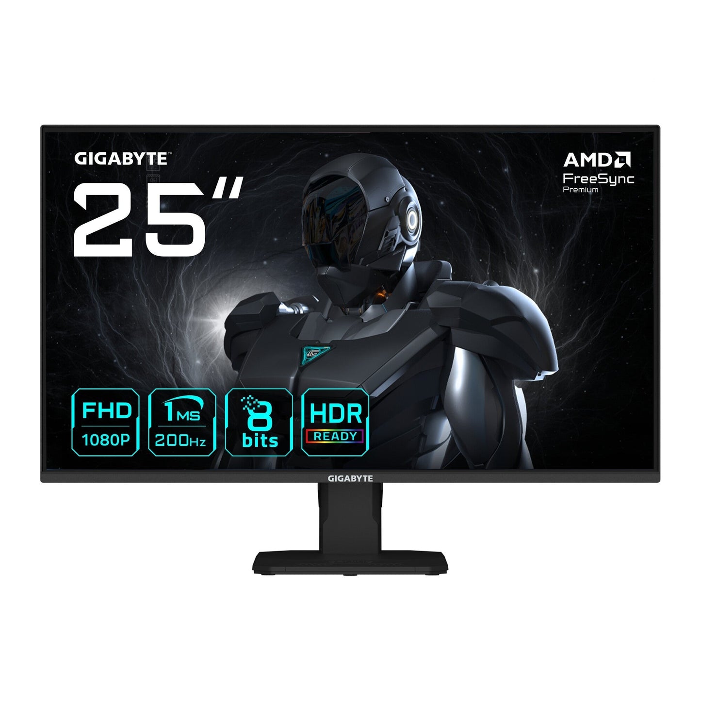 Monitor Gigabyte GS25F2 25" FHD 1920x1080 - 200Hz - 1ms - 300 cd/m² - HDR10 - HDMI 2.0 - DisplayPort 1.4 Senso.it | Boutique Online