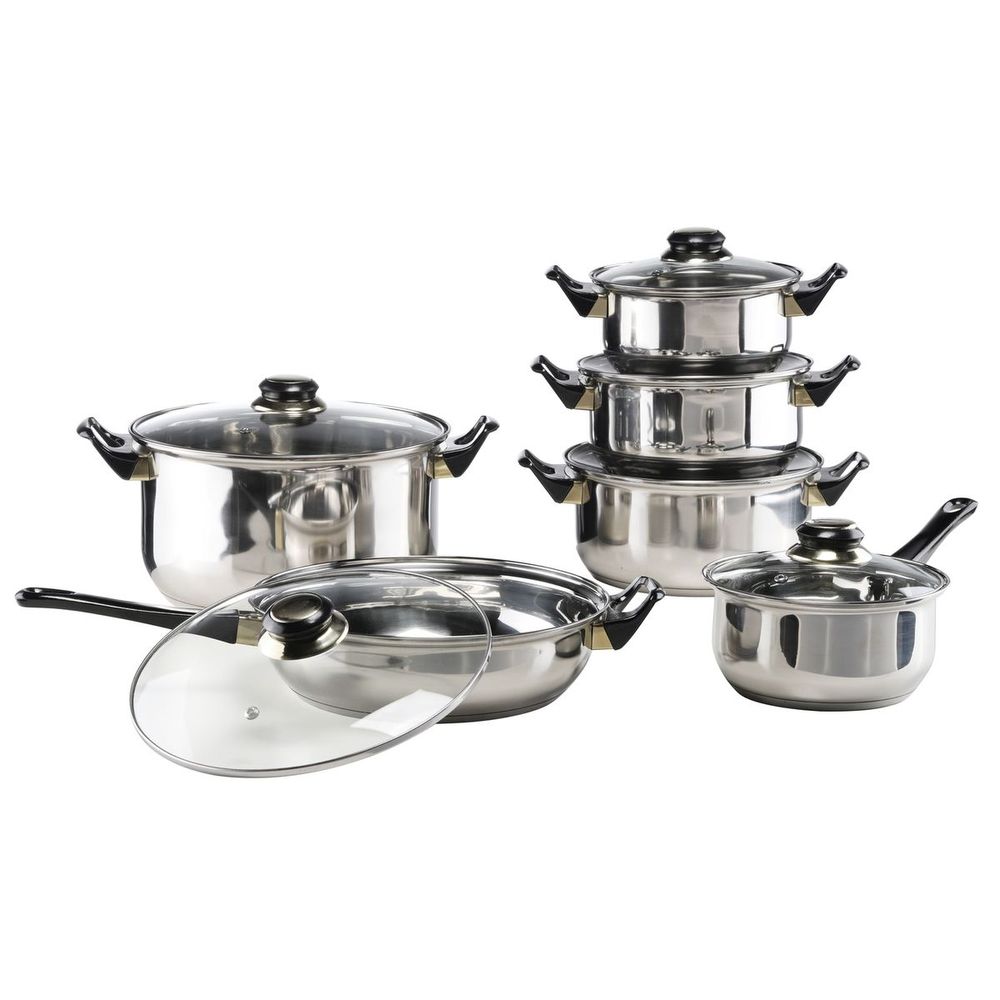 Set Pentole HI 12 Pezzi Acciaio Inox Lavastoviglie Senso.it | Boutique Online