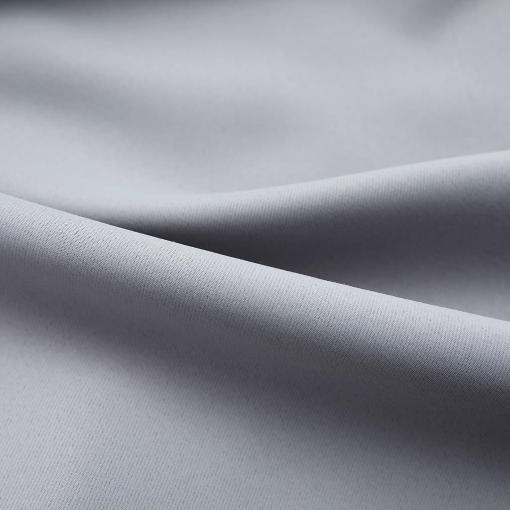VidaXL Tenda oscurante con ganci grigia 114,2x96,5 Senso.it | Boutique Online