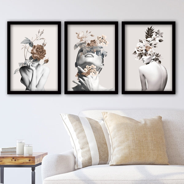 Quadro Decorativo Lulu Women Multicolore Triptico Senso.it | Boutique Online
