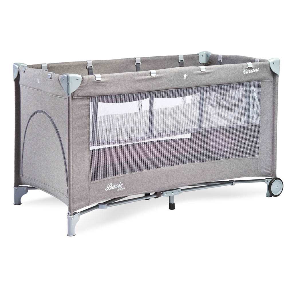 TERO-3933 lettino da viaggio Basic Plus grigio Senso.it | Boutique Online