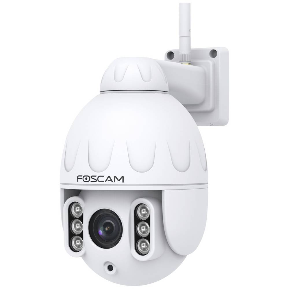 FOSCAM SD4 4MP Dual Band WLAN PTZ Dome Telecamera di sorveglianza con zoom ottico 4x e visione notturna fino a 50 metri, riconoscimento di persone, movimenti e rumori, bianco Senso.it | Boutique Online