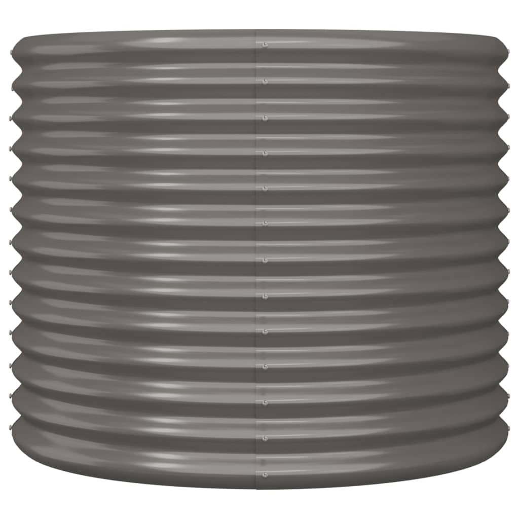 VidaXL Vaso da Giardino in Acciaio Verniciato a Polvere Grigio – 80 x 80 x 68 cm Senso.it | Boutique Online