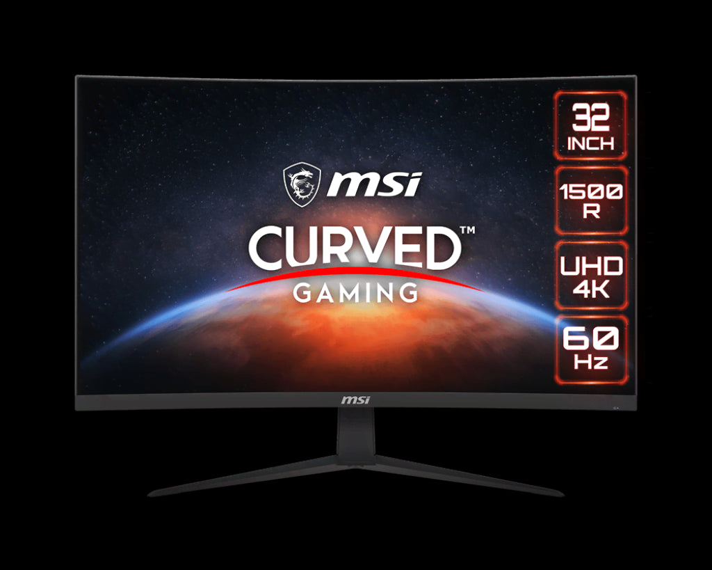 MSI G321CUV 31.5" 4K Curvo 60Hz 4ms VA HDR10 Senso.it | Boutique Online