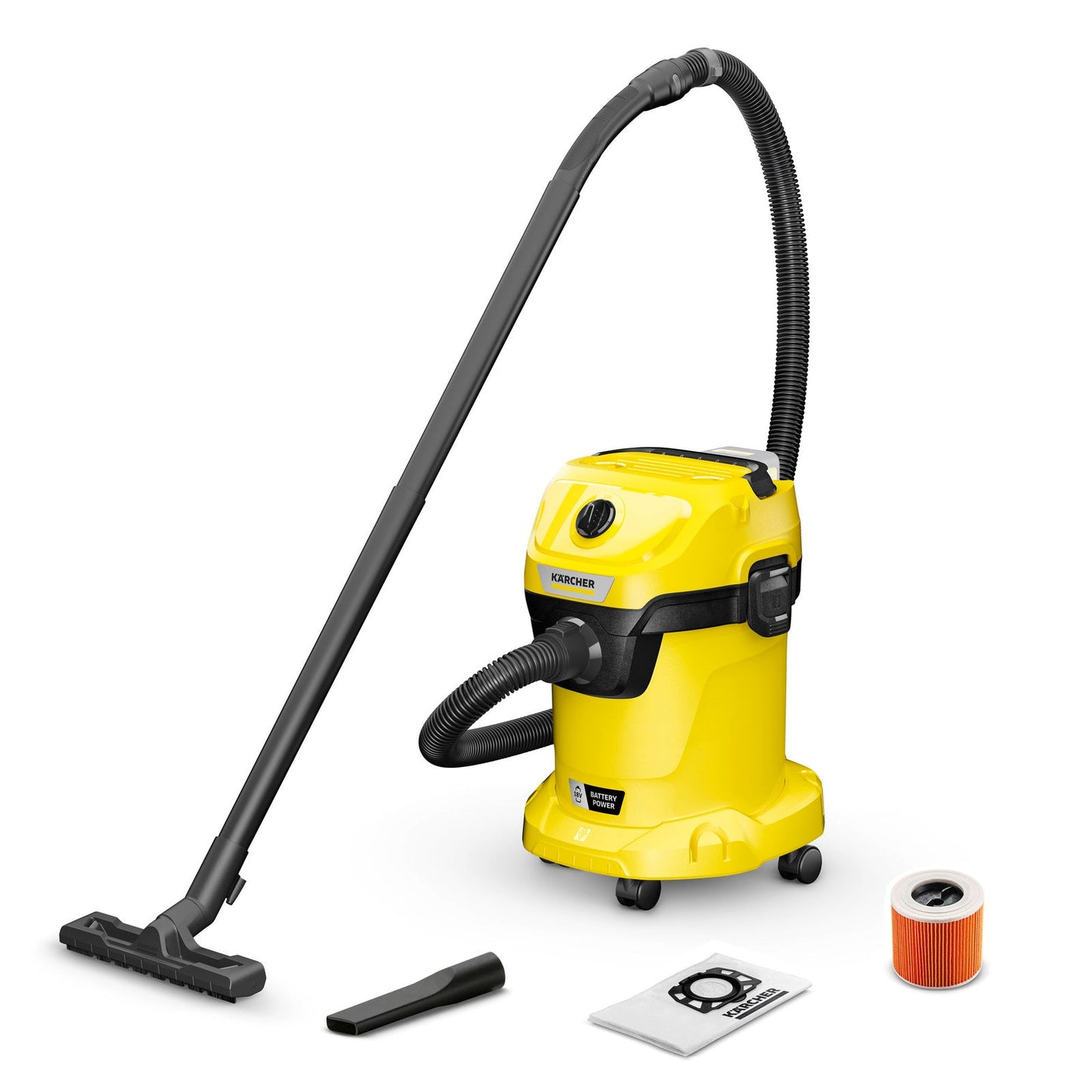 Kärcher WD 3-18: Aspirapolvere Umido e Secco a Batteria Senso.it | Boutique Online