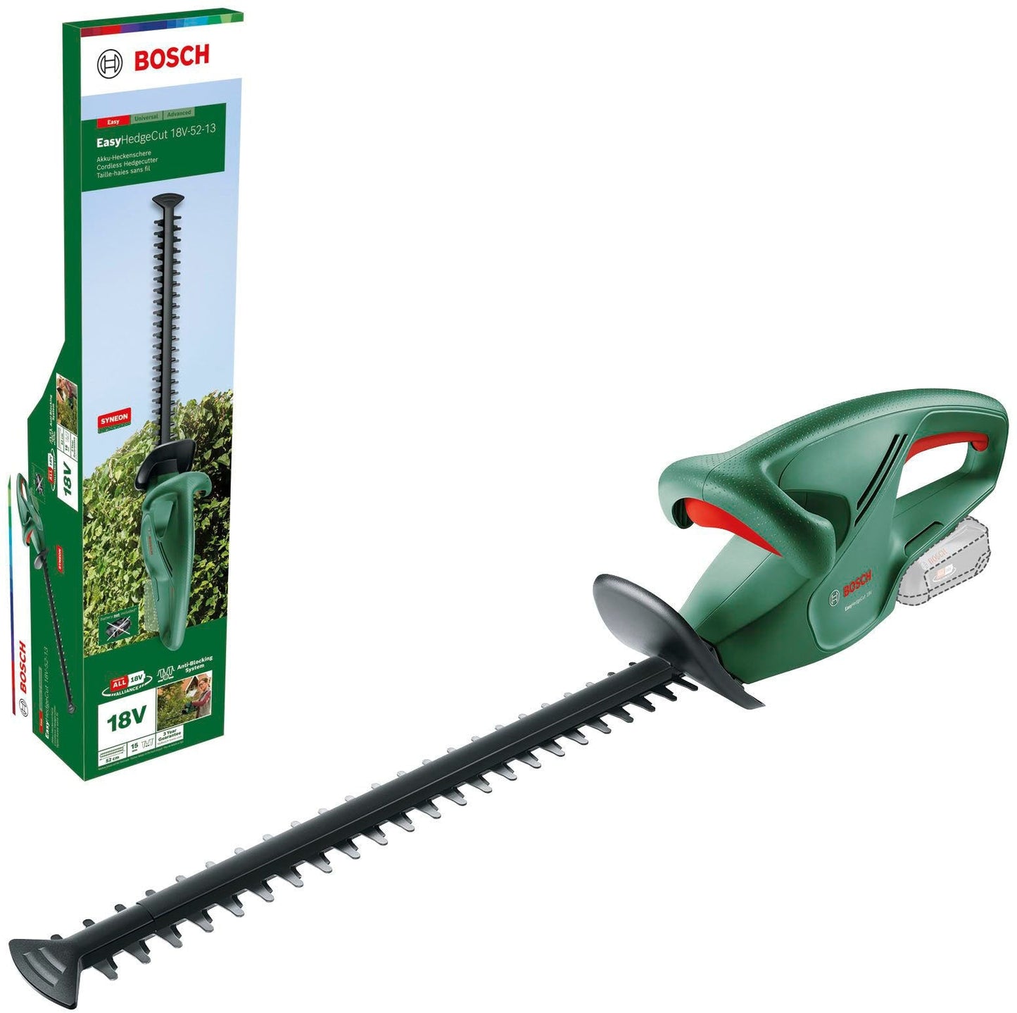 Bosch EasyHedgeCut 18-52-13 - Batteria 18V 2Ah - 2.8Kg Senso.it | Boutique Online