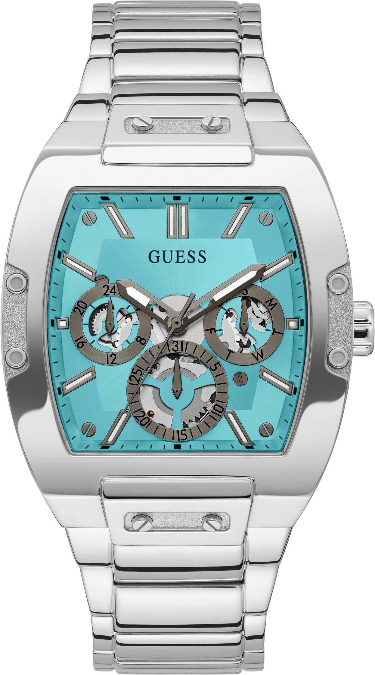 Orologio Uomo Guess Argento Multifunzione Senso.it | Boutique Online