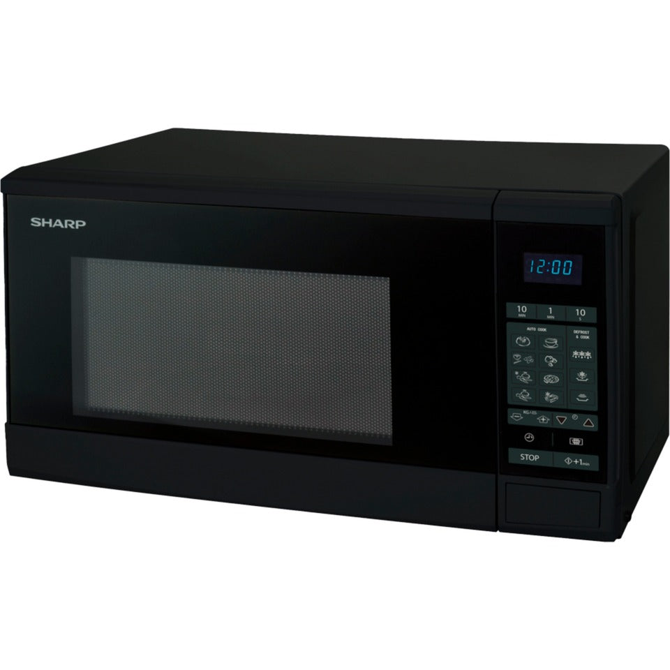 Microonde Sharp R270BK 20L 800W Nero con 10 livelli potenza 8 programmi automatici Senso.it | Boutique Online