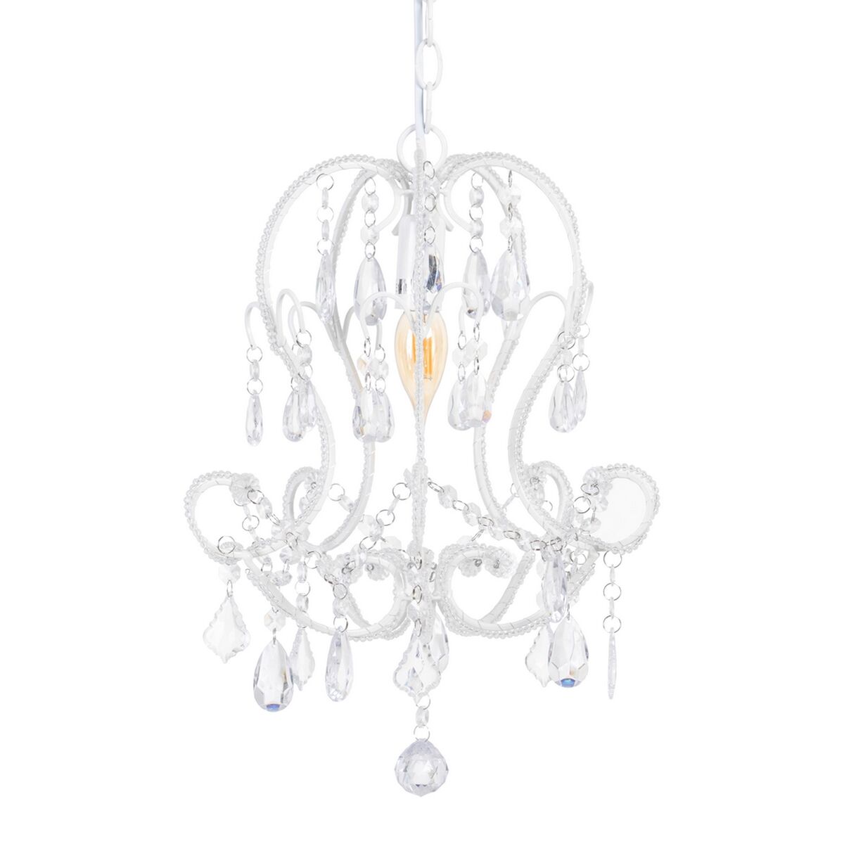 Lampada Soffitto Metallo Bianco 29,5x28x85cm Senso.it | Boutique Online