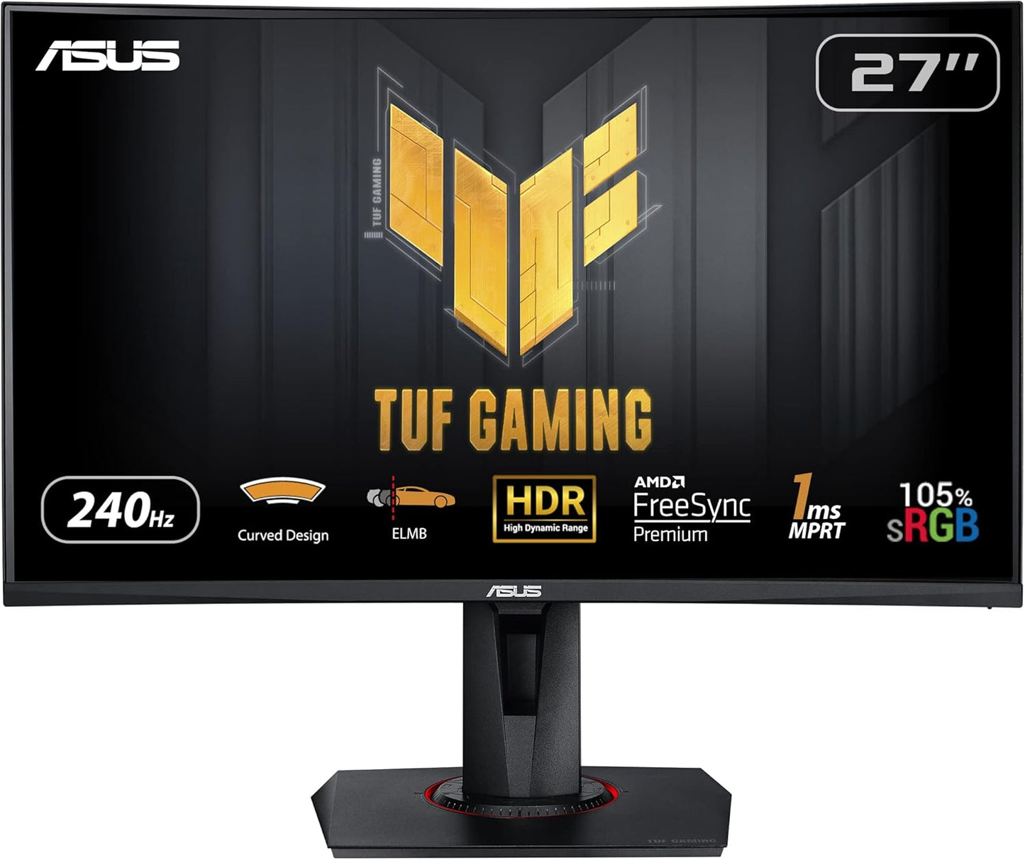 Monitor Asus TUF Gaming VG27VQM 27" FHD 1920x1080 LED Nero Senso.it | Boutique Online