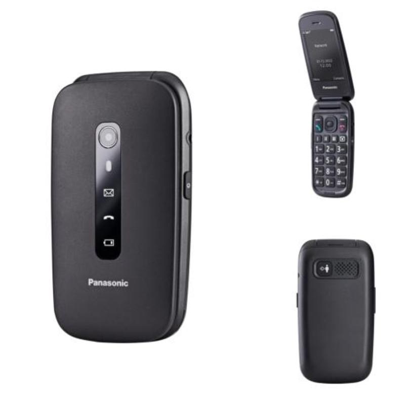 Telefono Panasonic a Conchiglia 4G con Fotocamera e Bluetooth - Nero Senso.it | Boutique Online