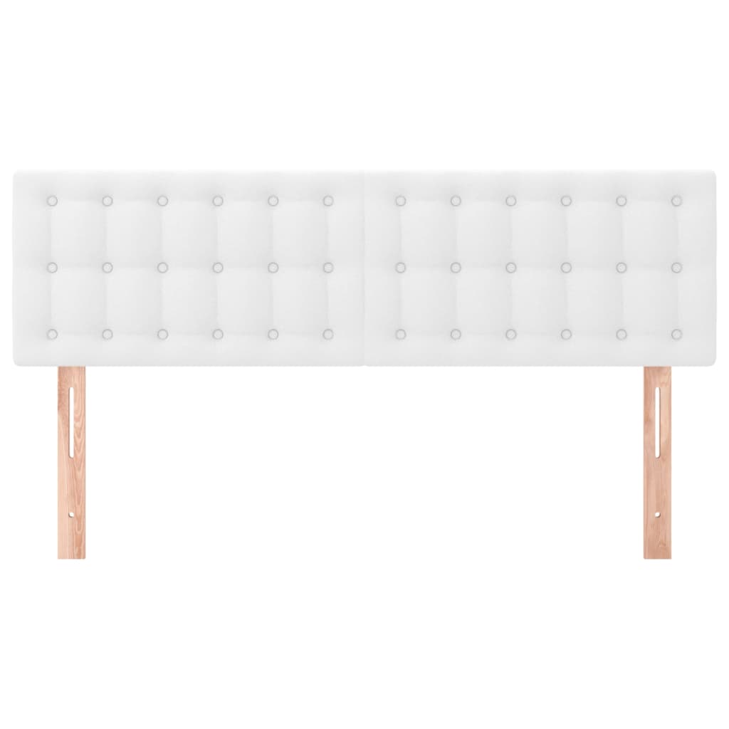 vidaXL – Set 2 testiere per letto 72×5×78/88 cm in similpelle bianca Senso.it | Boutique Online