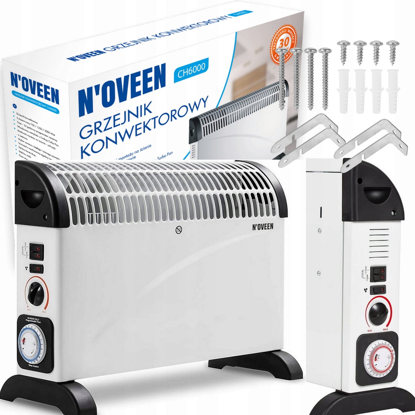 Radiatore elettrico a risparmio energetico con turbo ventilazione Senso.it | Boutique Online