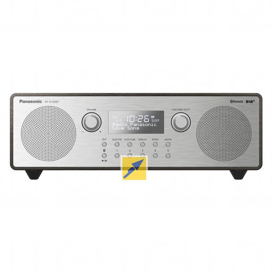 Panasonic RF-D100BT: Radio Digitale Portatile, Nero/Grigio Senso.it | Boutique Online