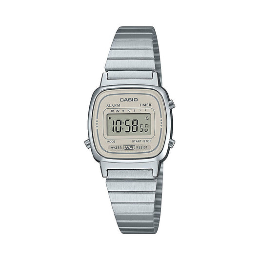 Casio Vintage Mini LA670WEA-8AEF – Orologio Digitale Donna, Acciaio Inossidabile, Grigio Argento Senso.it | Boutique Online