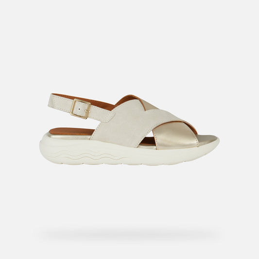 Geox Spherica Ec5 Donna Beige Chiaro/Oro Chiaro 39 Senso.it | Boutique Online