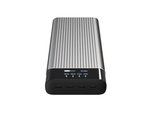 Hyper / HyperJuice HJ245B – Power Bank 27.000 mAh, fino a 245 W, USB-C ×4, Colore Silver Senso.it | Boutique Online