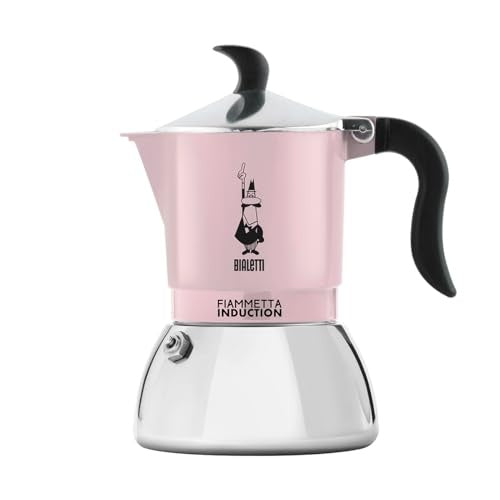 Bialetti Fiammetta Induction – Caffettiera 2 Tazze (100 ml), adatta a tutti i piani cottura, design elegante, rosa Senso.it | Boutique Online