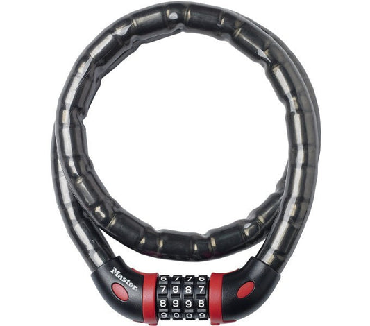 Lucchetto A Cavo Snodato A Combinazione Masterlock Livello Sicurezza 7 Per Bicicletta Senso.it | Boutique Online