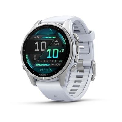 Garmin Fenix 8 43 mm Whitestone con cinturino in silicone Senso.it | Boutique Online