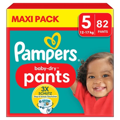 Pampers Junior Baby-Dry Pants, Taglia 5 , 12-17 Kg, Confezione Maxi (1 X 82 Pantaloni) Senso.it | Boutique Online