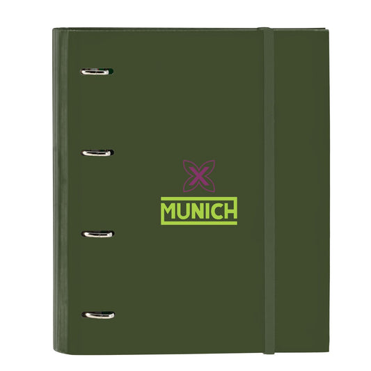 raccoglitore ad anelli Munich Bright verde khaki (27 x 32 x 3,5 cm) Senso.it | Boutique Online