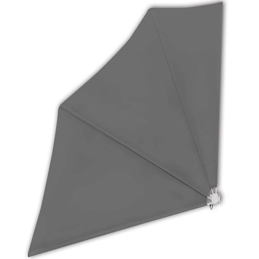 vidaXL Tenda Laterale Balcone Pieghevole Grigio 140x140 cm Parasole Terrazza Senso.it | Boutique Online