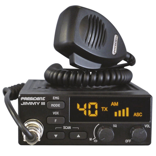 President Jimmy III VOX – CB Radio compatto AM/FM Senso.it | Boutique Online