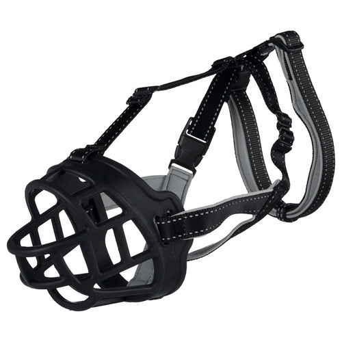 TRIXIE Dog Muzzle Flex Size L Safety Mask Anti Biting Barking Chewing 17614 Senso.it | Boutique Online