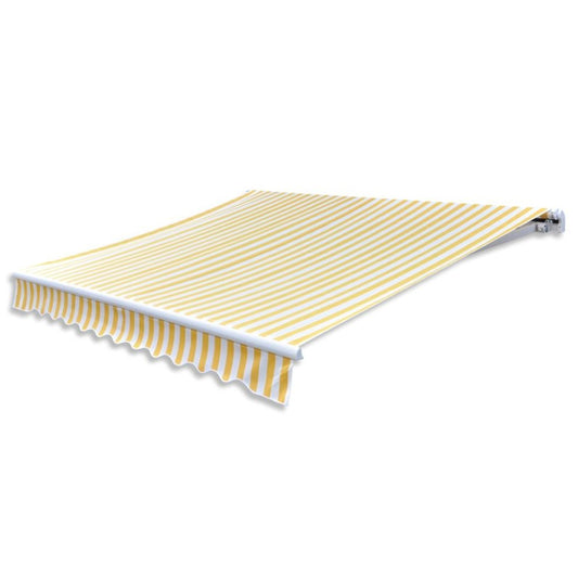 VidaXL Cappottina Parasole Giallo Girasole/Bianco 3x2,5m Senso.it | Boutique Online