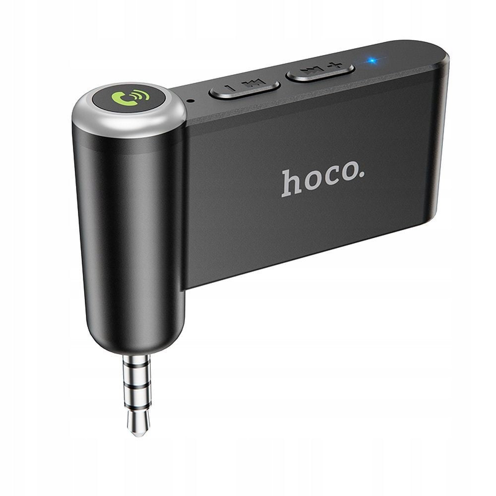 Hoco E58 Ricevitore Bluetooth 5.0 AUX Auto Jack 3,5mm Nero Vivavoce Musica Batteria 140mAh USB-C Adattatore Audio Wireless Senso.it | Boutique Online