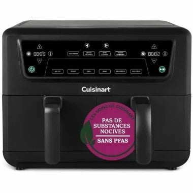Cuisinart AFD10OBLE Friggitrice ad Aria Doppia Zona 10,4L 2400W Nero XXL Airfryer Doppio Cestello Salute e Velocità Senso.it | Boutique Online