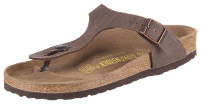 Sandali Birkenstock Gizeh Donna Birko-Flor Birkibuc Moca EU 39 Regular Pelle Senso.it | Boutique Online
