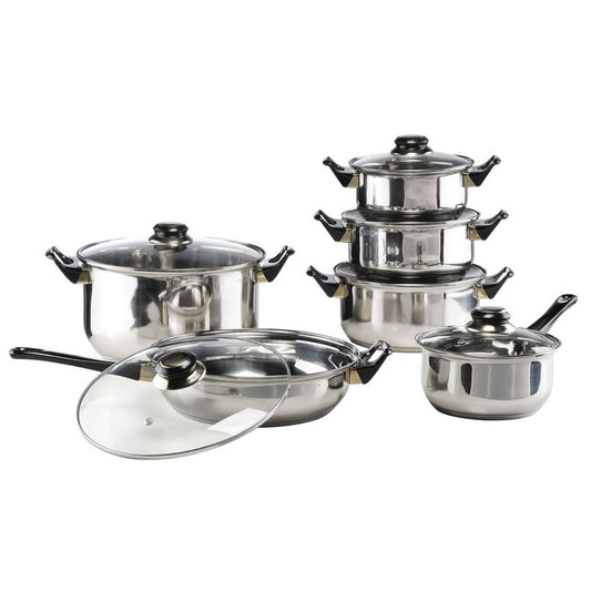 Set Pentole HI 12 Pezzi Acciaio Inox Lavastoviglie Senso.it | Boutique Online