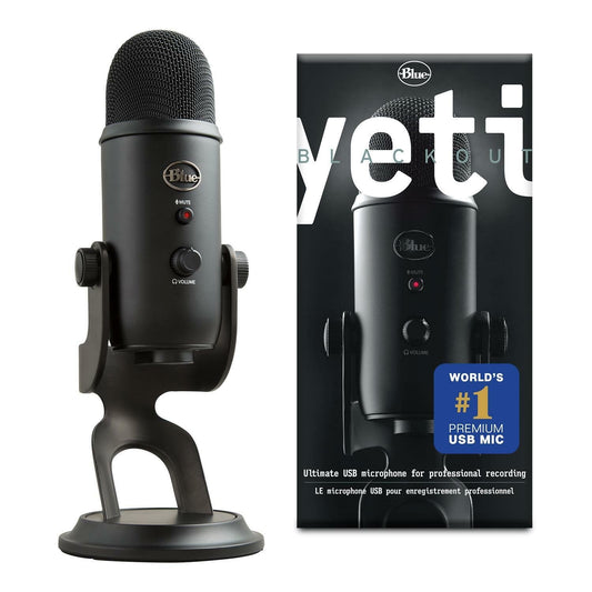 Blue Yeti: Microfono USB - 3 Capsule - 4 Pattern - Uscita Cuffie Senso.it | Boutique Online