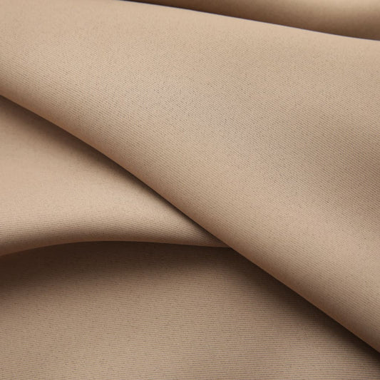 VidaXL 2x Blackout Curtains with Hooks Taupe 140x175cm Drapery Blind Drape Senso.it | Boutique Online