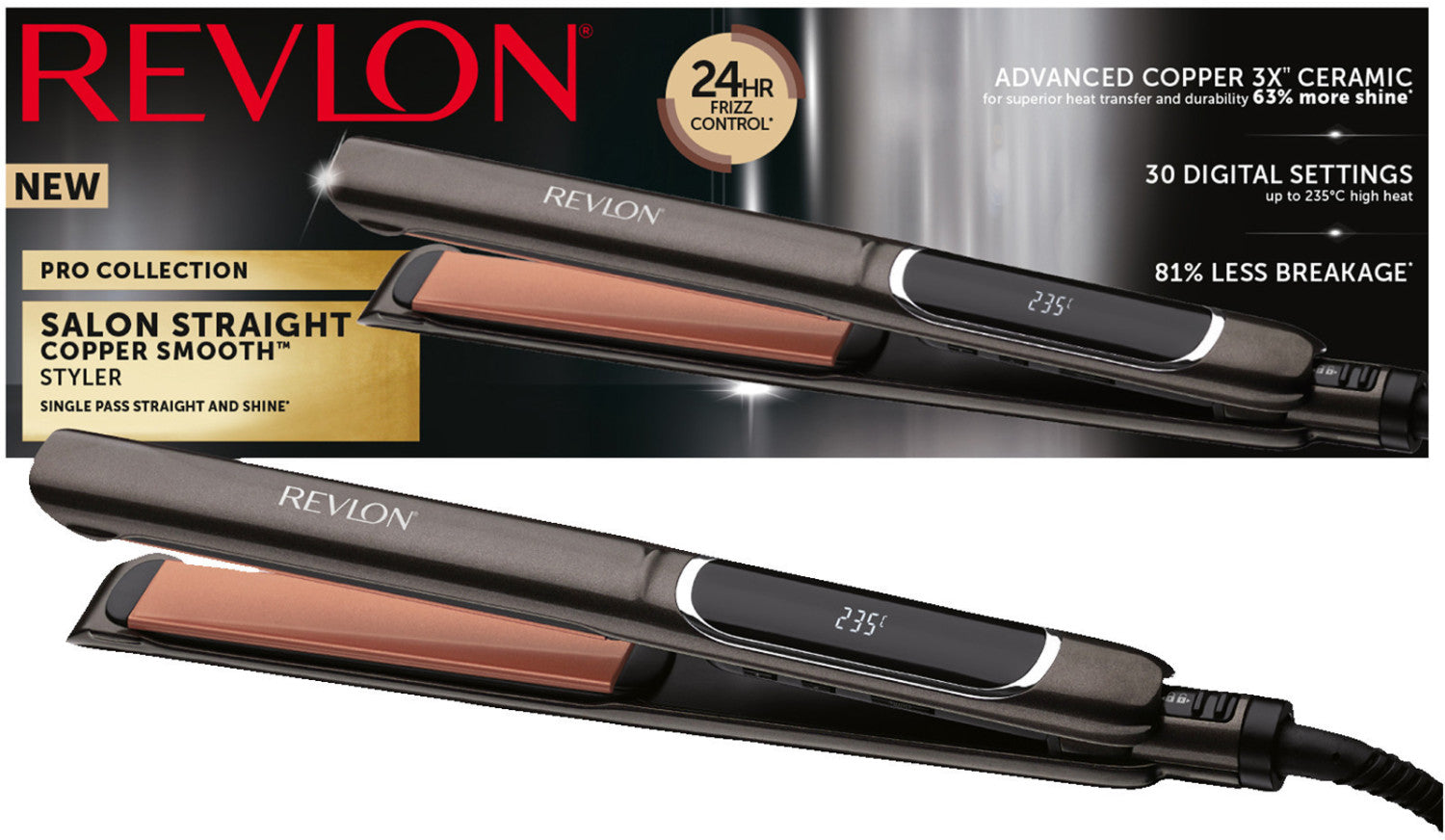 Revlon PRO COLLECTION SALON RVST2175 Prostownica Do Wosw Senso.it | Boutique Online
