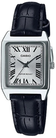 Orologio Casio da Donna LTP-V007L-7B1 - Analogico, Cinturino Pelle, Quadrante Argento Senso.it | Boutique Online