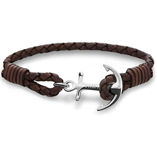 Bracciale Uomo Tom Hope Havana TM0211 Pelle Marrone Media M 18-19.5cm Argento 925 Senso.it | Boutique Online