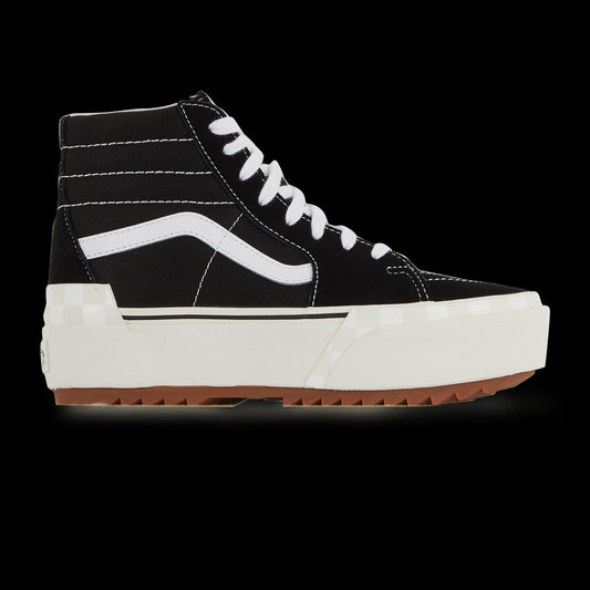VANS Suede/canvas Sk8-hi Stacked Shoes ((suede/canvas) Black/blanc De Blanc) Women Black, Size 5 Senso.it | Boutique Online