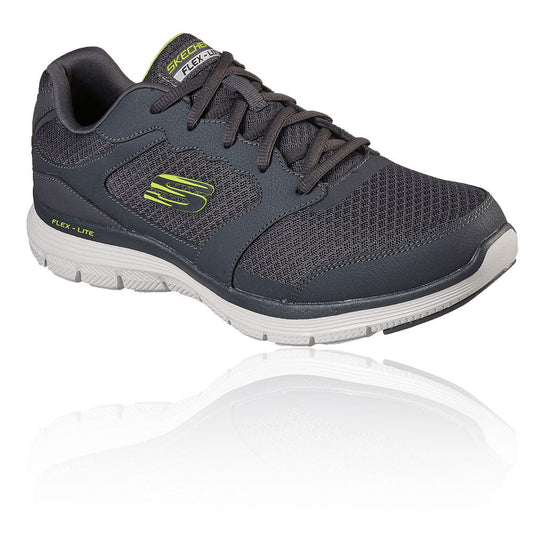 (8.5) Skechers Mens Flex Advantage 4.0 Sneaker Trainers - Charcoal Senso.it | Boutique Online