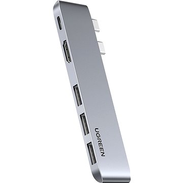 Convertitore Ugreen Dual USB-C a HDMI + 3x USB 3.0 A + USB-C Femmina Senso.it | Boutique Online