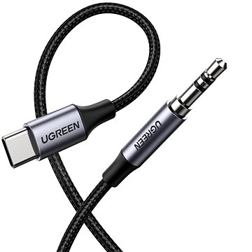 Ugreen Type-C (USB-C) to 3.5mm Jack (M) Audio Cable Silver 1m Senso.it | Boutique Online