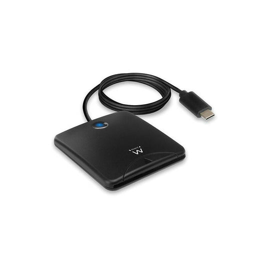 Ewent EW1055 Smart Card Reader USB-C Smart Card Reader USB Type C CNS and TNS USB C Reader Senso.it | Boutique Online
