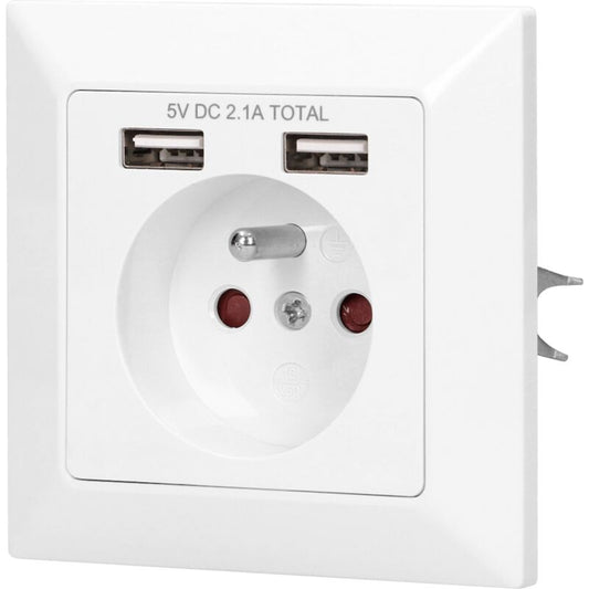 ORNO Presa Incassata 3680W 2 USB Senso.it | Boutique Online