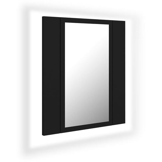 Specchio LED VidaXL Nero - Legno Ingegnerizzato, 40x12x45 cm Senso.it | Boutique Online