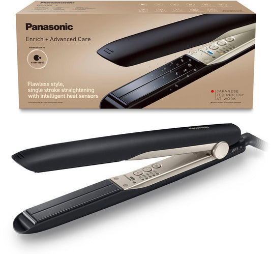 Panasonic Glätteisen »EH-HS0E«, Keramik-Beschichtung, Müheloses Salonstyling Mit Einizigartiger Nanoe™-Technologie Und 3D Keramikplatten Senso.it | Boutique Online